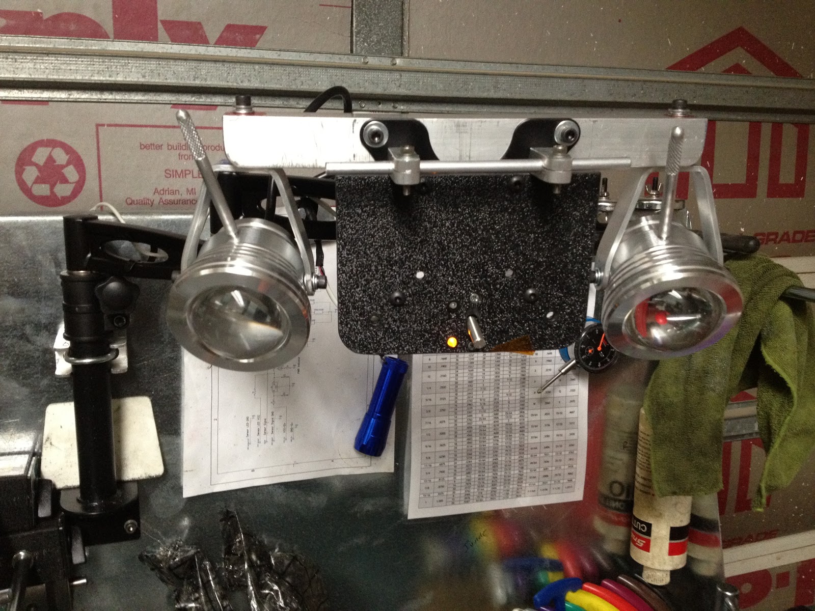 Led Work lights. Atlas lathe HYPE®LINKS