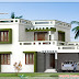 Modern square house design - 1700 Sq. Ft