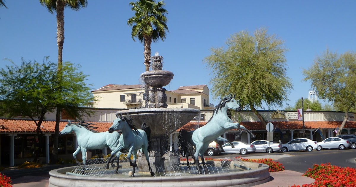 I Love Scottsdale "Bronze Horse Statue" at 5th Ave