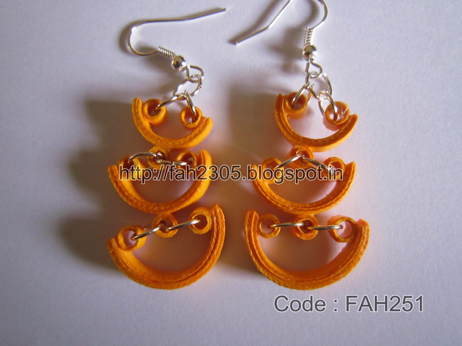 Fah Creations Paper Quilling Earrings New Designs.