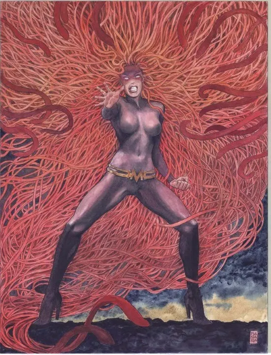 MEDUSA, DE LOS INHUMANOS, POR MILO MANARA