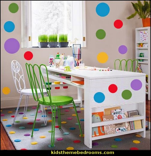 Decorating theme bedrooms Maries Manor polka dot bedroom decorating