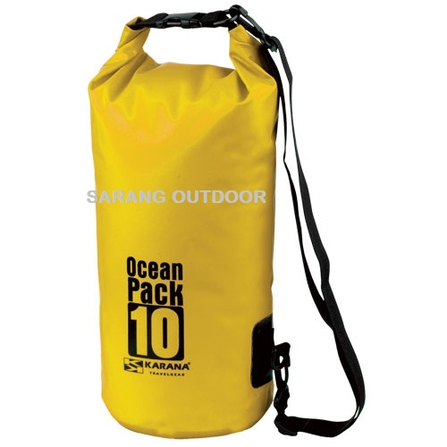 Sarang Outdoor Dry Bag Ocean Park 10 Liters 10 Liter Ocean Pack Made From 0 6 Mm Tarpaulin 100 Waterproof Using Ews Electronic Welding Seam 19 Cm Diameter And 38 Long Small Rugged Closed