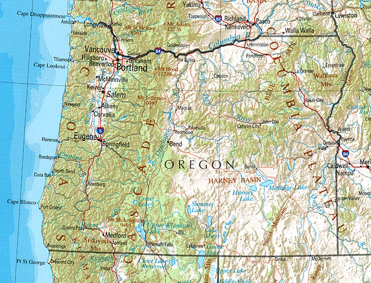 LIST OF CITIES IN OREGON