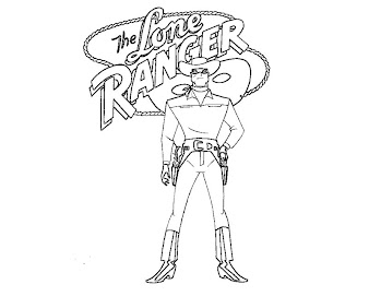4 The Lone Ranger Coloring Page