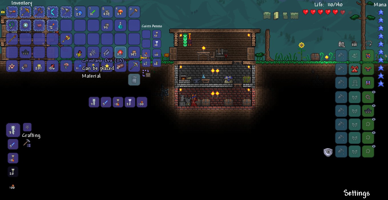 crimtane fishing rod