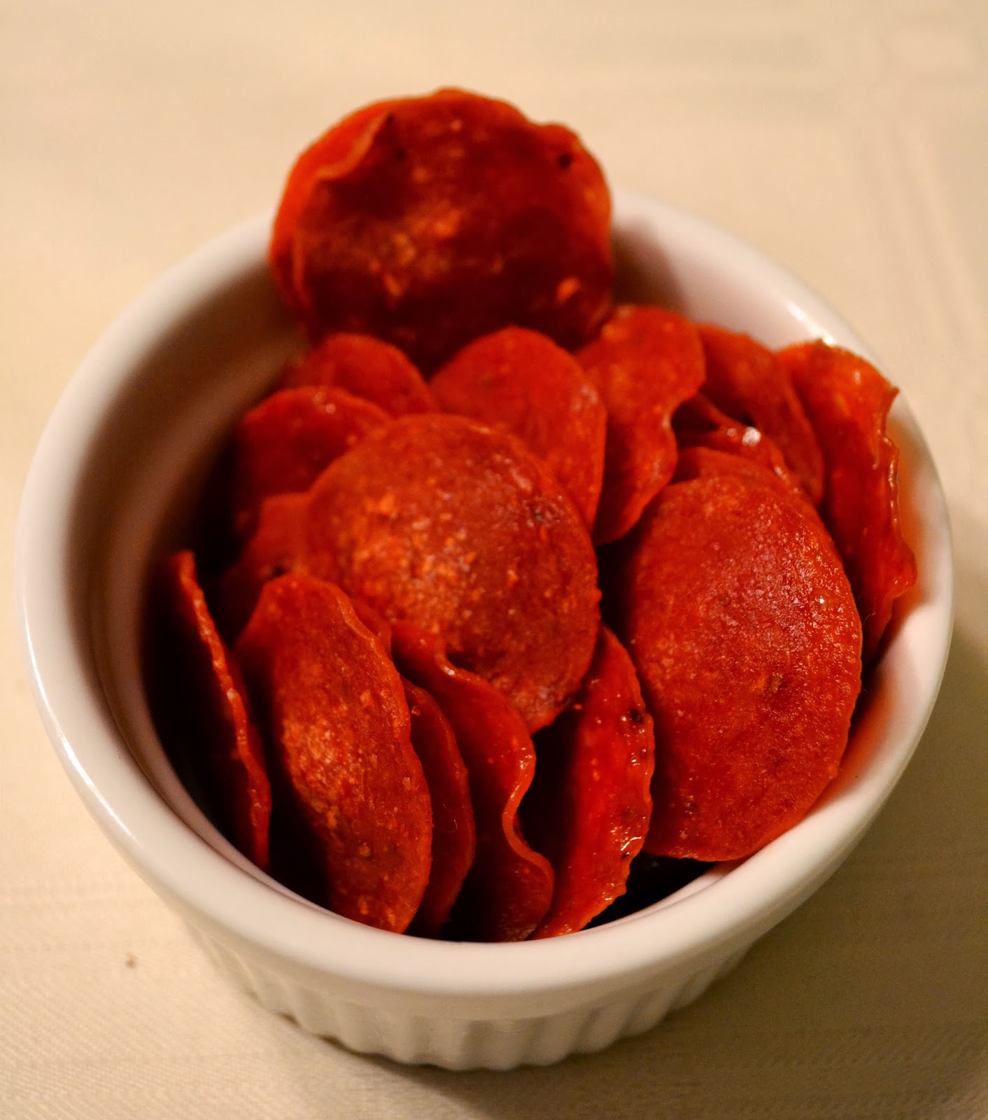 Simple Savory & Satisfying Pepperoni Chips