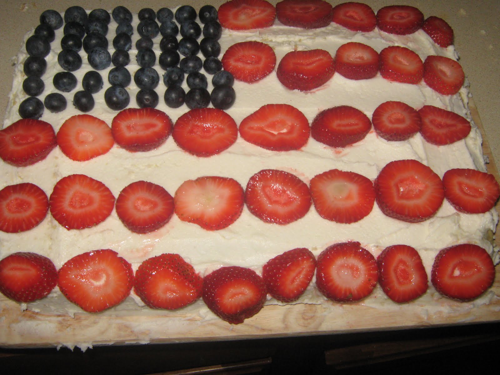 Gluten Free Frugality: Gluten Free 4th of July Cake