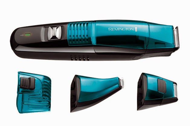 Remington vacuum beard and grooming trimmer