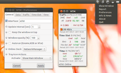 NTM - Network Traffic Monitor, Linux, Ubuntu, Kubuntu