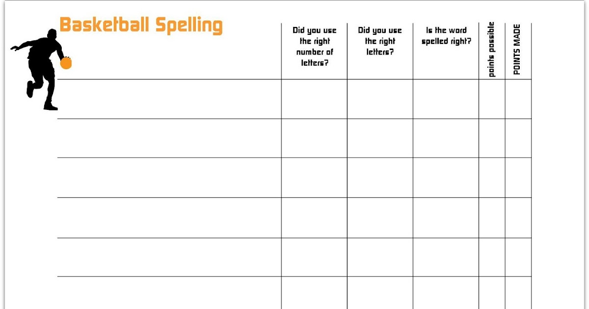 Relentlessly Fun, Deceptively Educational Spelling (and Basketball