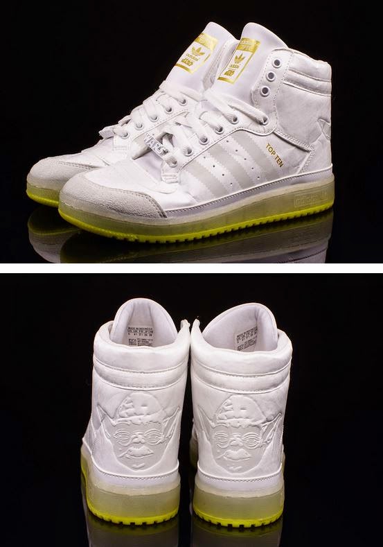 THE SNEAKER ADDICT Star Wars x adidas Originals Top Ten Hi "Yoda