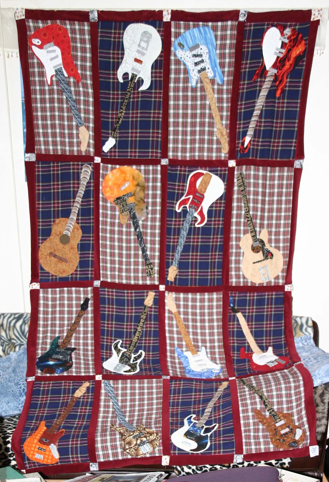Markku's Guitar Quilt