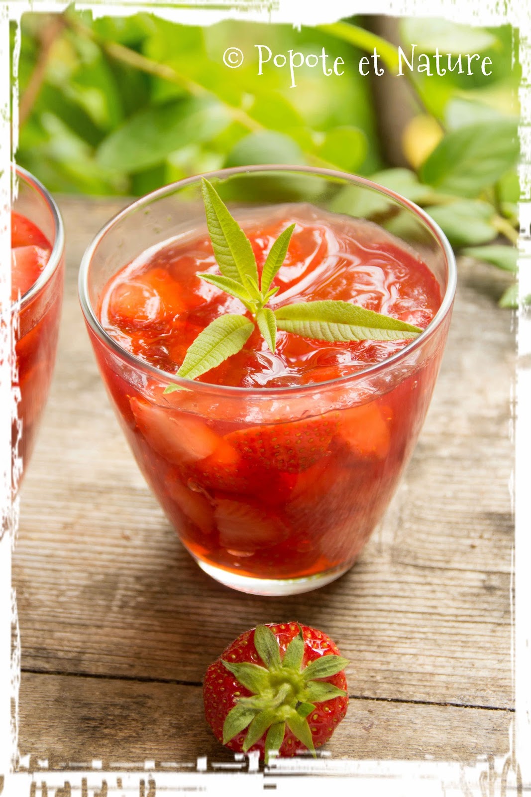 Popote et Nature Profitez des dernières fraises pour faire ce petit