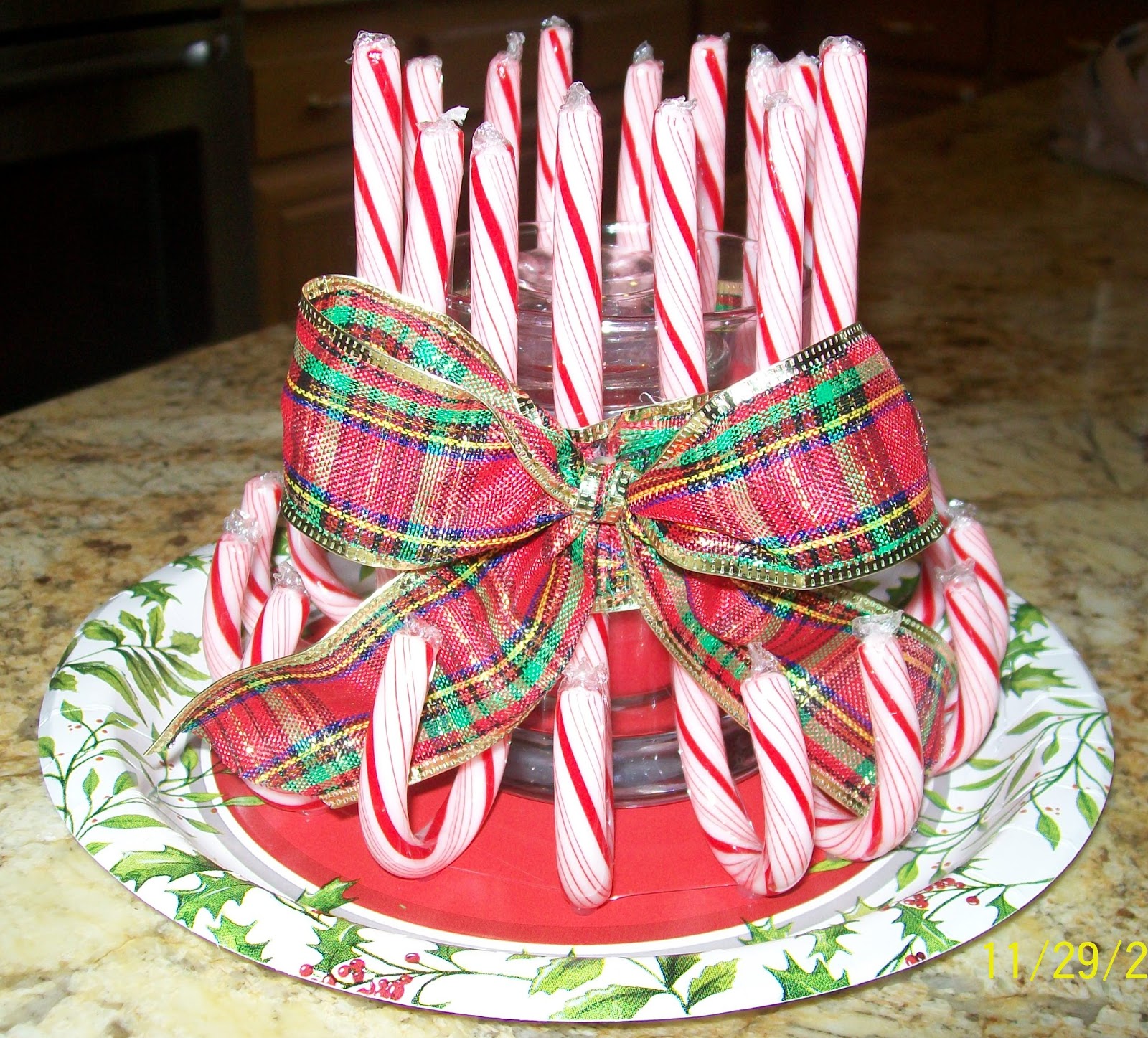 CSL Candy Cane Centerpiece