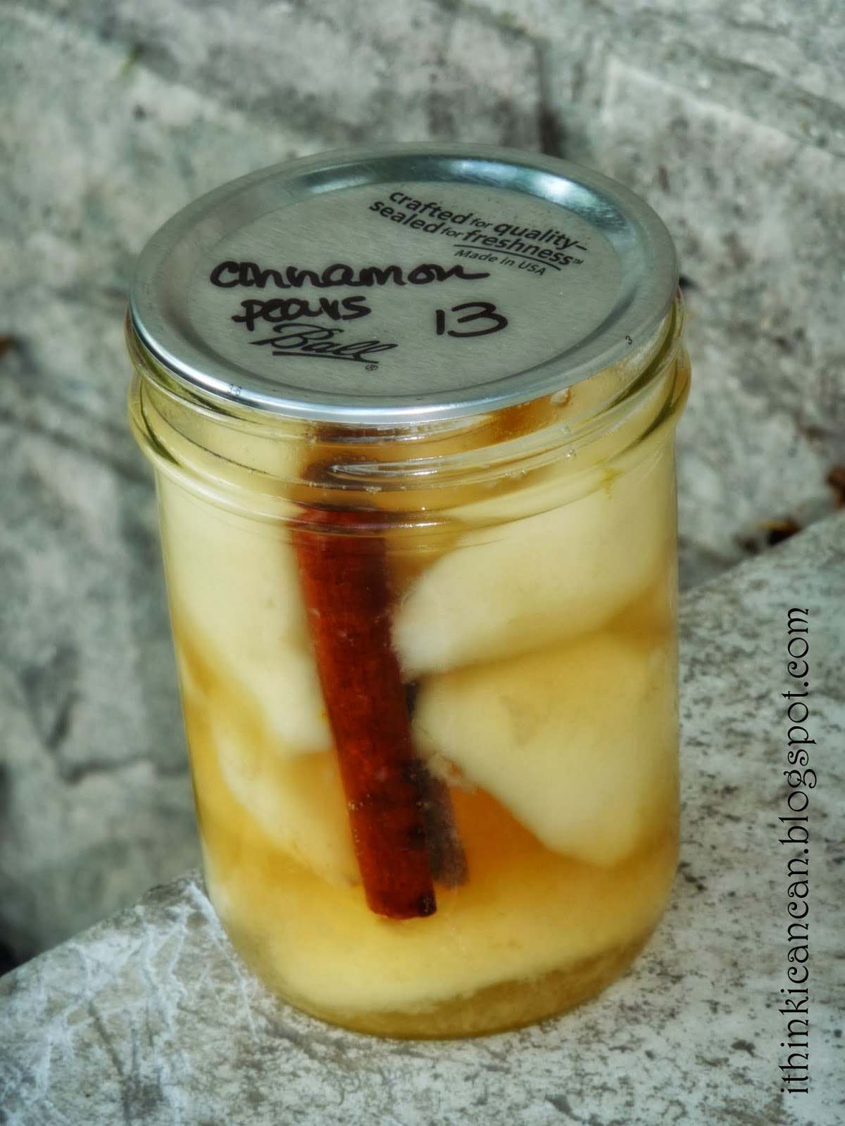 {I Think I Can} Canned Cinnamon Pears