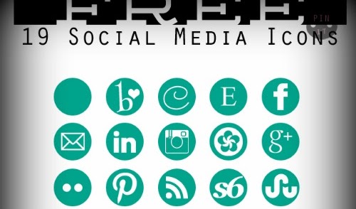 DIY SOCIAL MEDIA ICONS TO BLOGGER