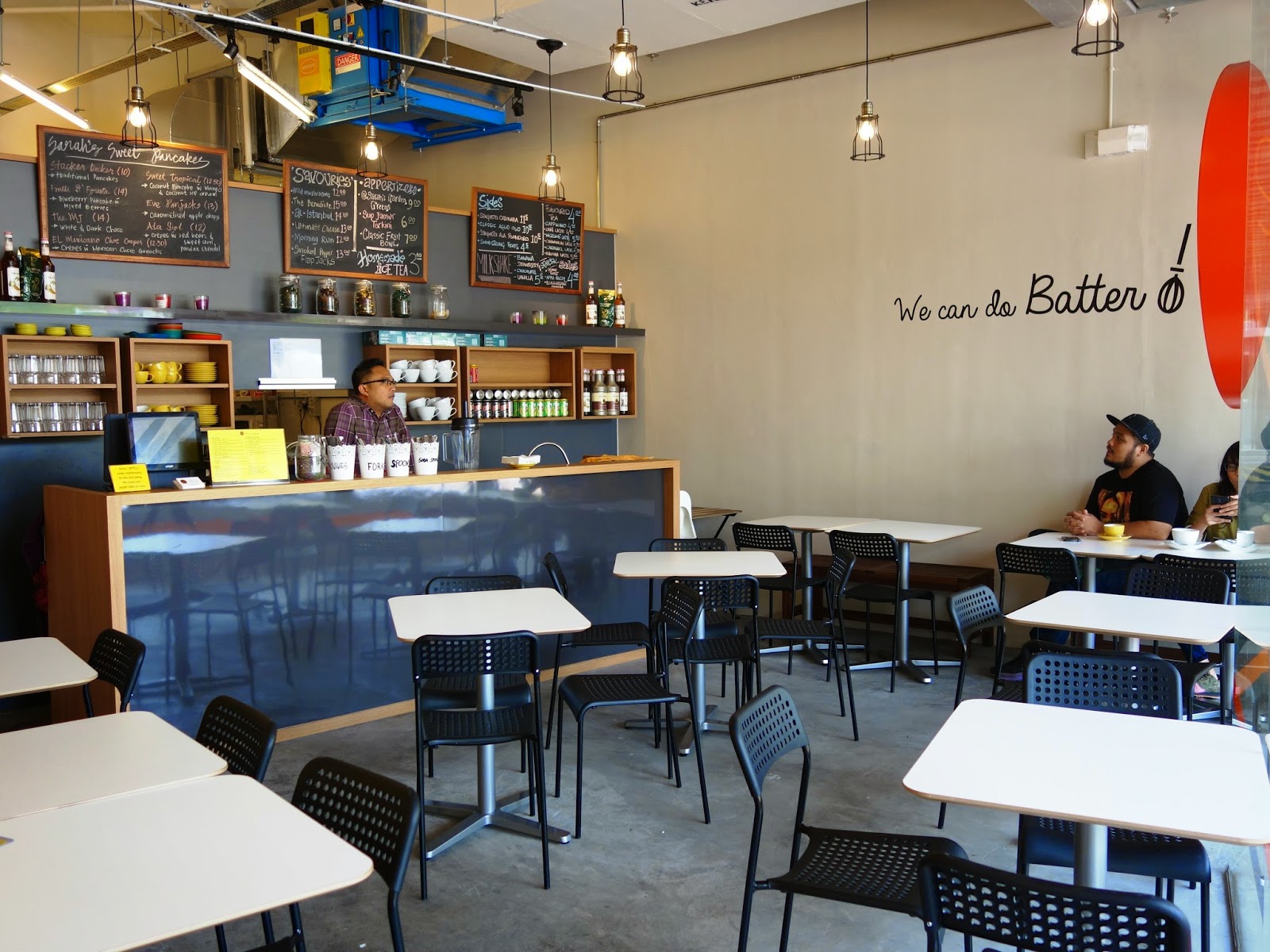 PinkyPiggu Sarah's The Pancake Café East Village, Simpang Bedok