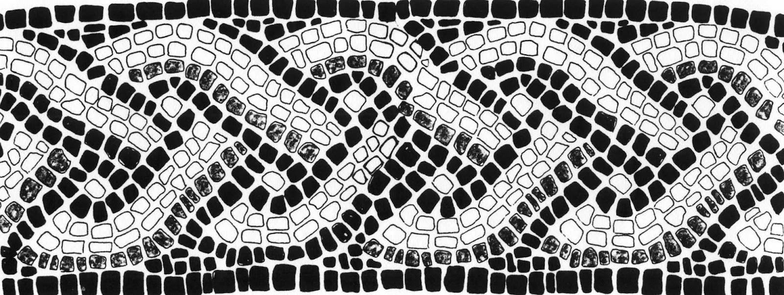 Fragmentos de mosaico geométrico y figurativo (Toralla) Lugar