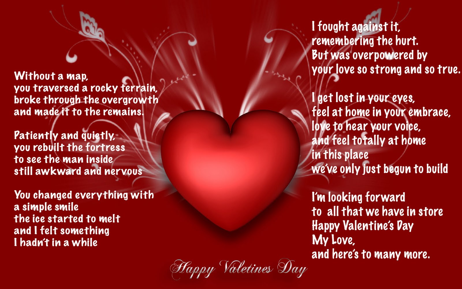 Romantic Love Quotes Valentine. QuotesGram1600 x 1000