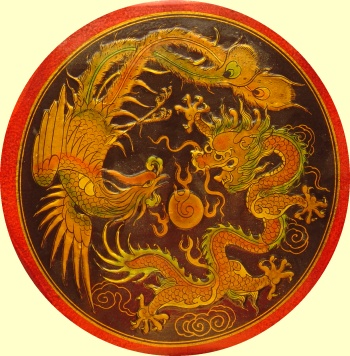Phoenix and dragon