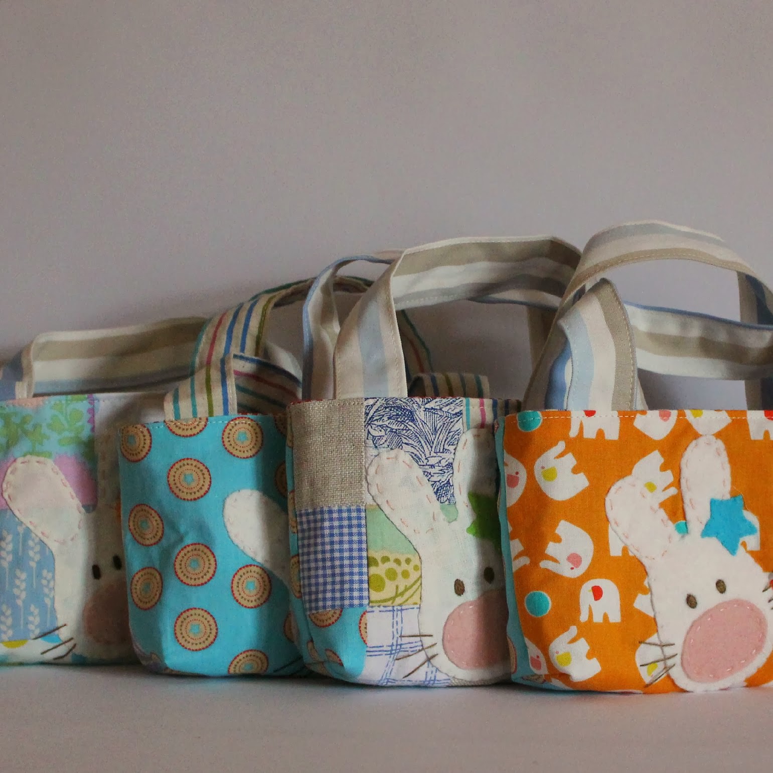 Roxy Creations Sweet bunny totes