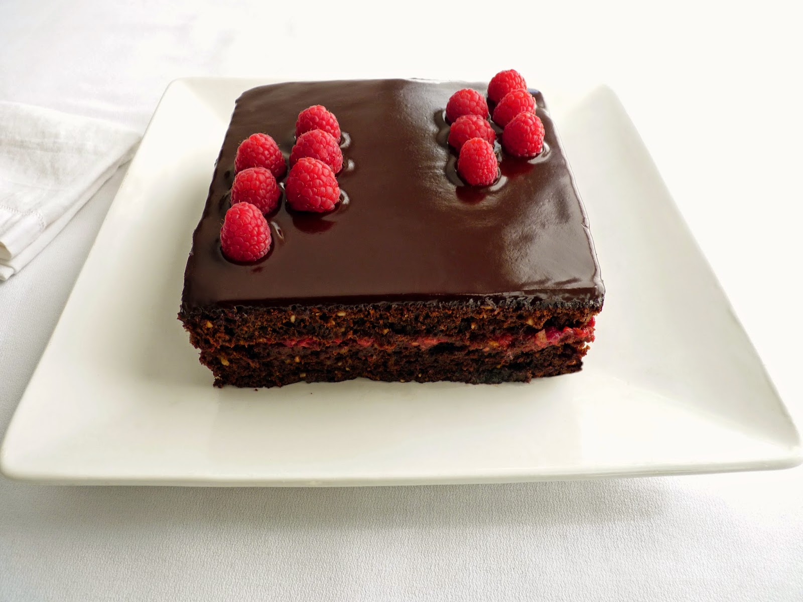 pastry studio Chocolate Almond Raspberry Cake