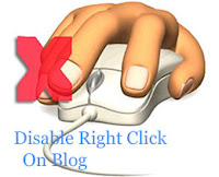  Disable Right Click for blog