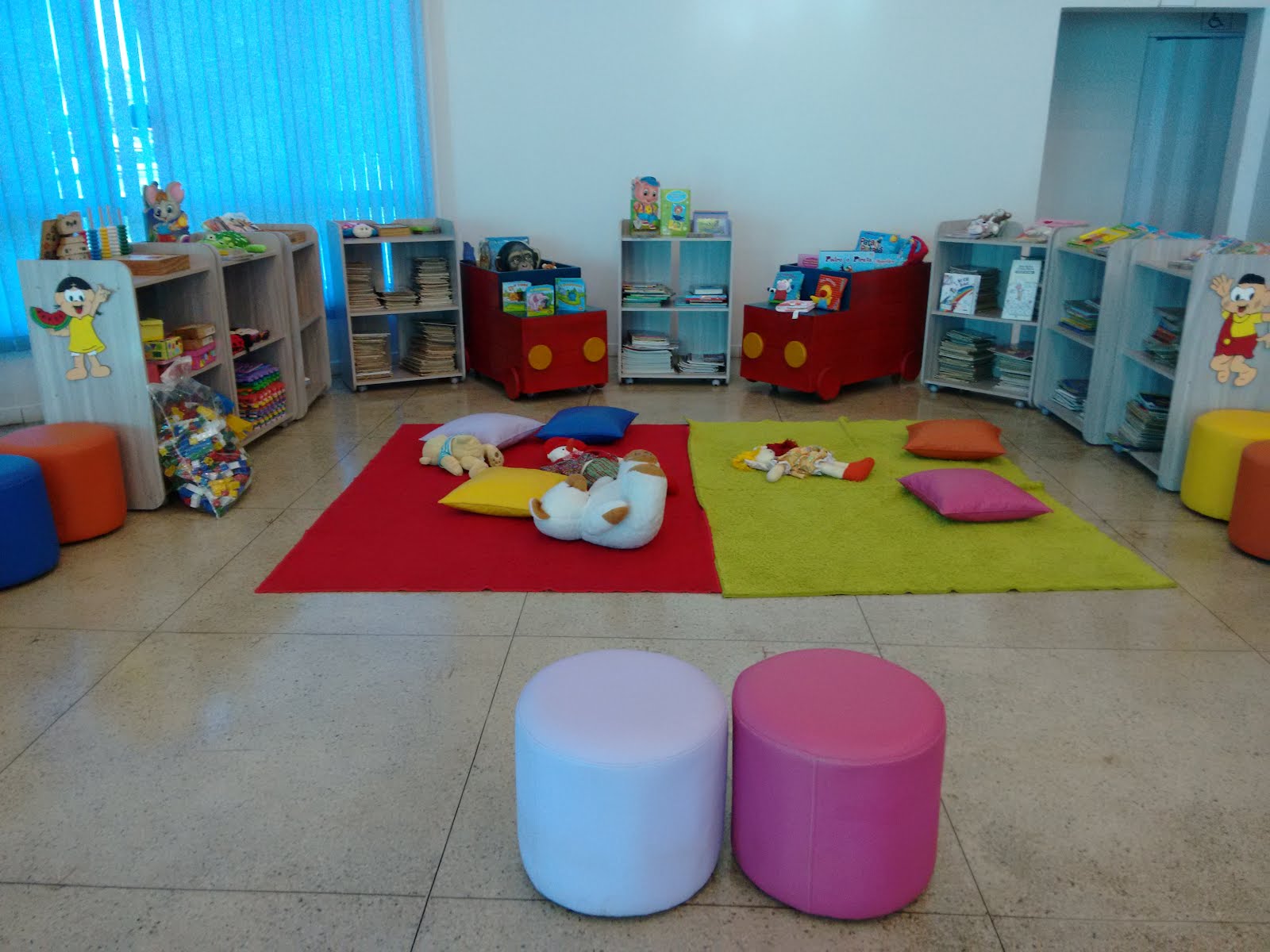 Espaço infantil da biblioteca