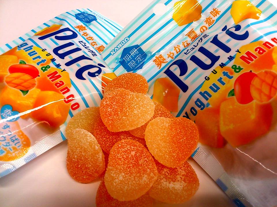 Japanese Snack Reviews Kanro Pure Yogurt Mango Gummi (product