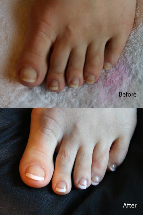 Tried Tested Shellac French Pedicure Ema S Beauty Blog Tried Tested Shellac French Pedicure Ema S Beauty Blog