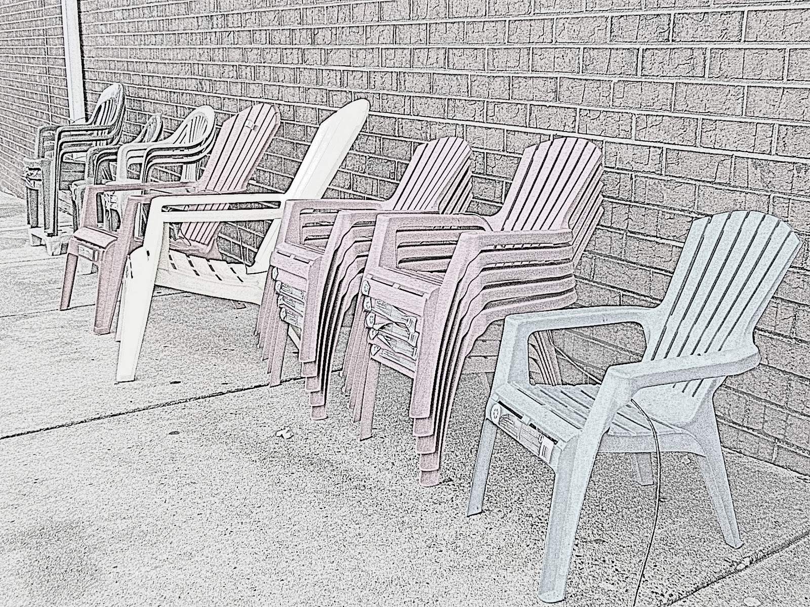 Making ugly chairs look awesome…