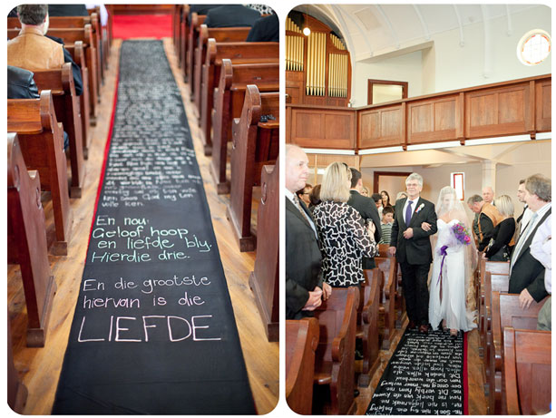 Wedding Talk Diy Chalkboard Aisle Runner