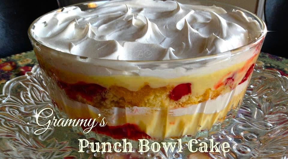 Weightloss, Recipes and DIY with Kari GRAMMY'S PUNCH BOWL CAKE