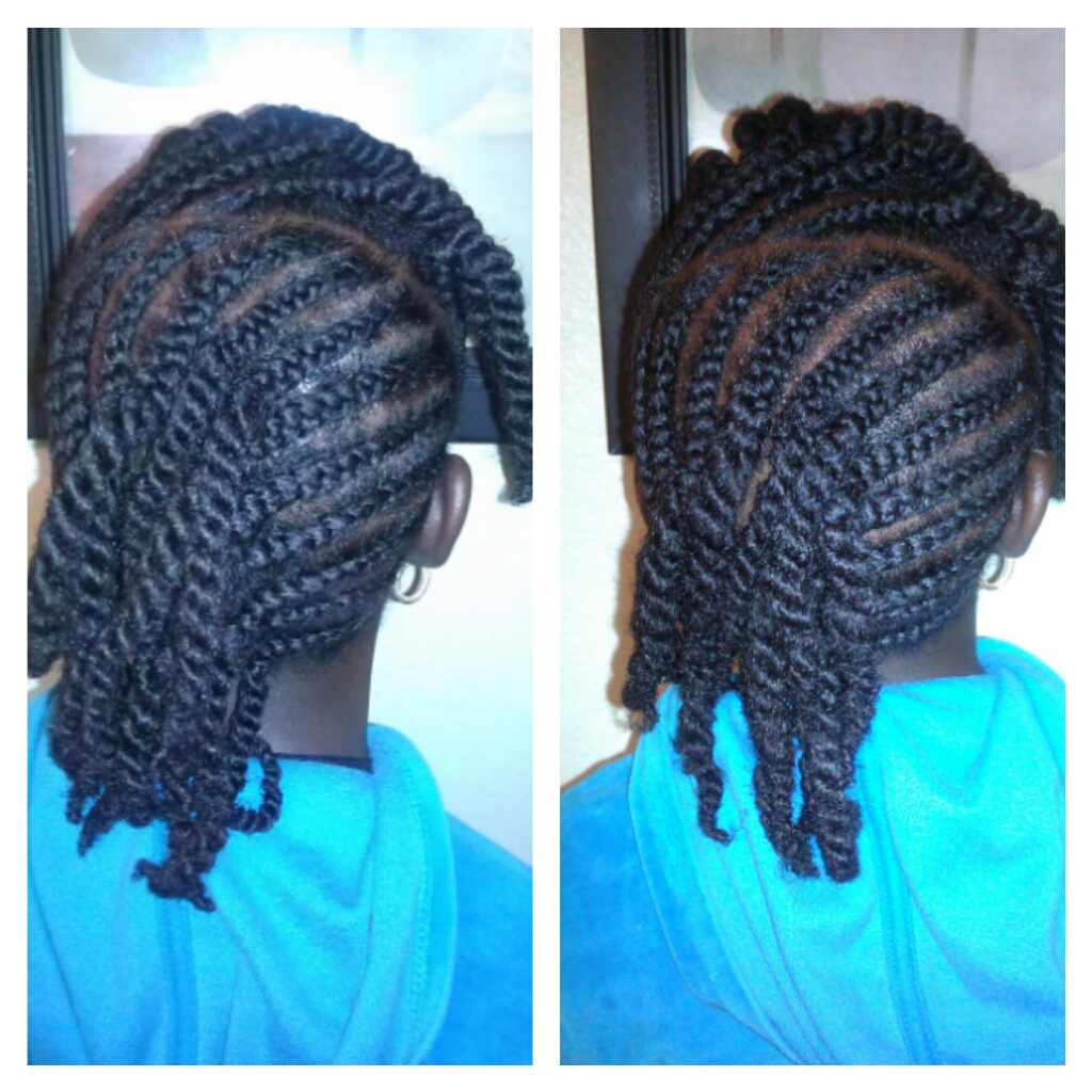 Washing Cornrows on Natural Hair