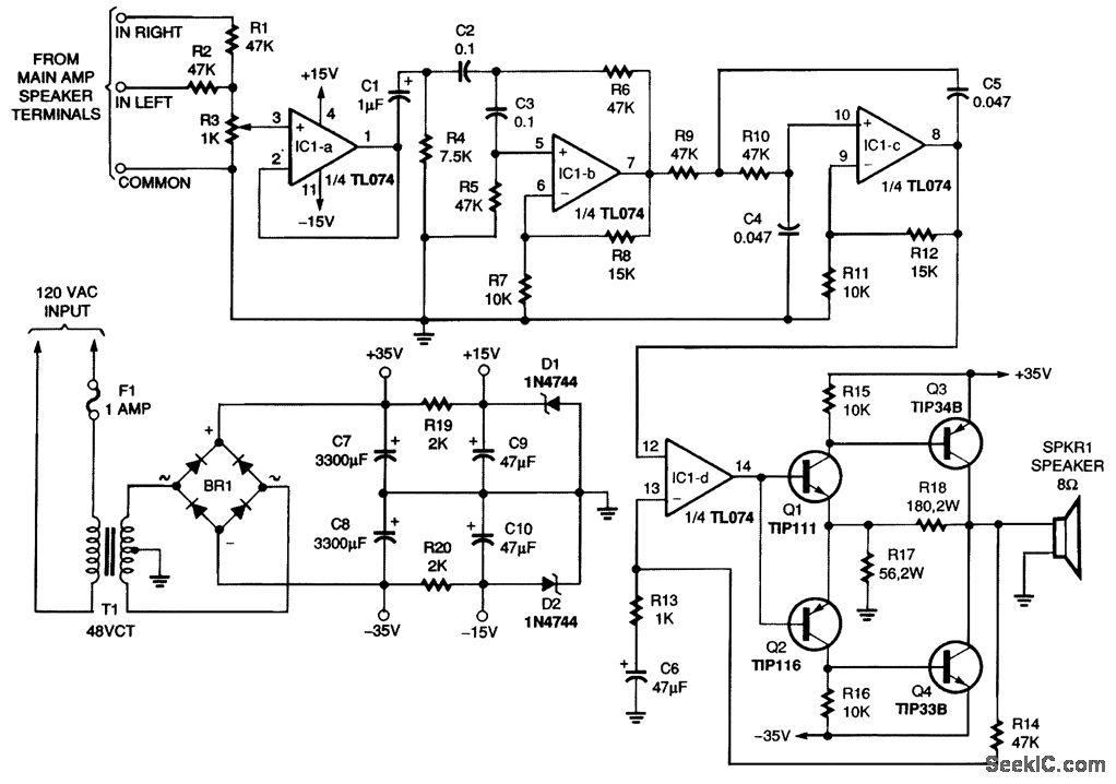 5 Skema Amplifier mini sampai besar (20 Watt sampai 1000