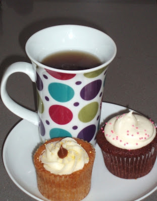 merienda con cupcakes