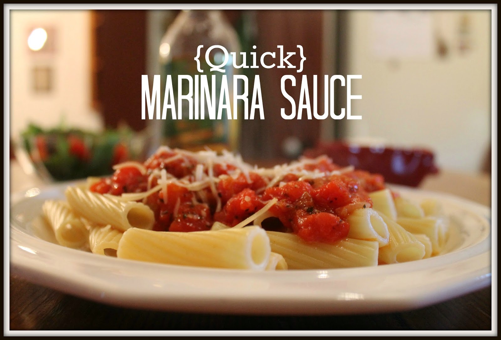 Thinking About Home Last Minute Meals (and a Recipe)