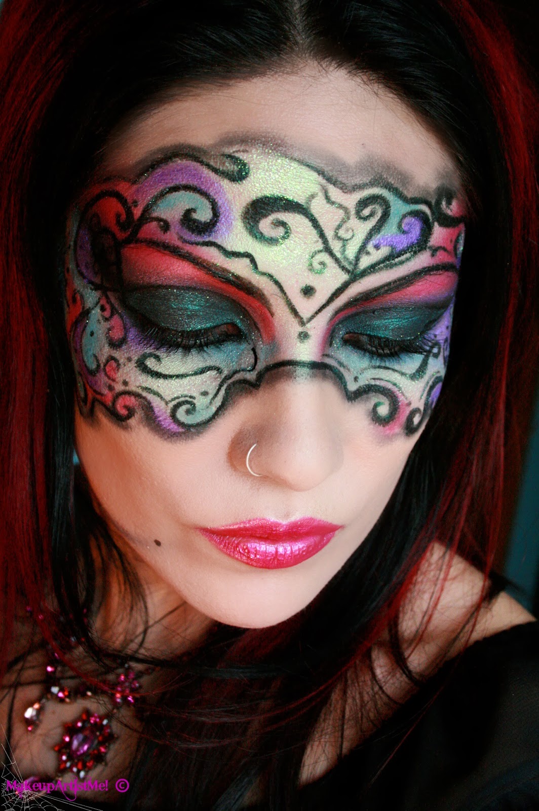 Make up Artist Me!: Masked Beauty Masquerade Costume - Makeup Mask Ideas Make up Artist Me!: Masked Beauty Masquerade Costume - Makeup Mask Ideas