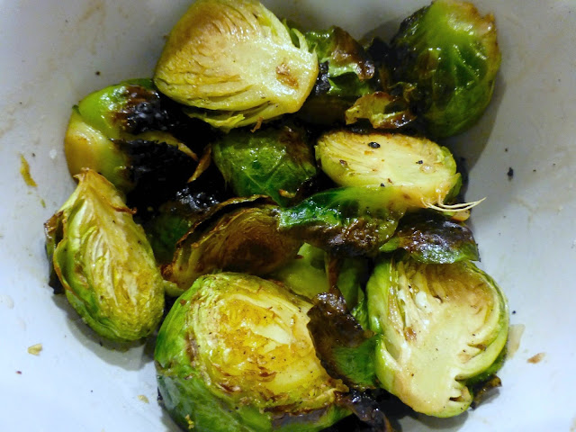 Smoky Maple Roasted Brussels Sprouts