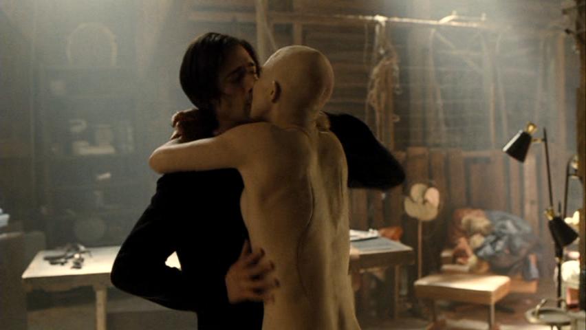 Picture About Adrien Brody in Hot Scene of Splice.
