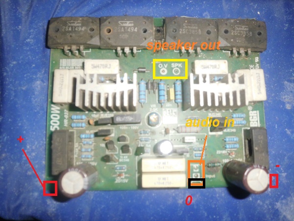 Cara Menghubungkan Tegangan Ke Kit Power Watt Besar