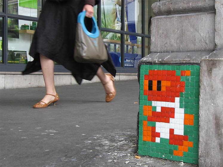 Space Invader Art