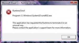 error system32 rundll32 exe error system32 rundll32 exe