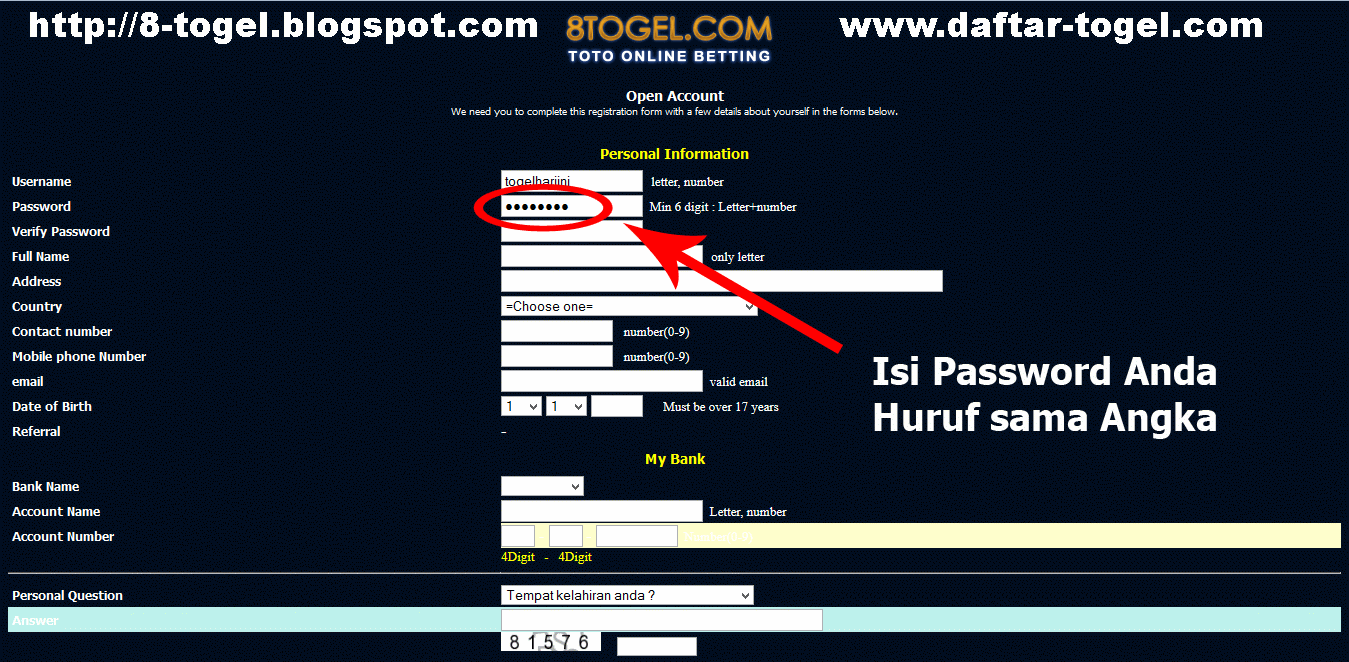 PANDUAN CARA DAFTAR MEMBER DI Panduan Cara