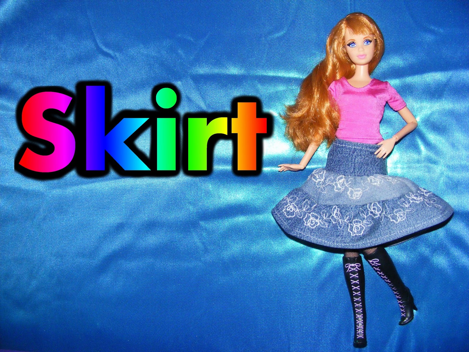 EternalSnowKiss How to make doll clothes Skirt