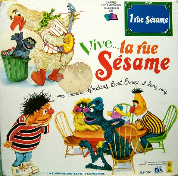 Another Crazy Vinyl Blog! French Sesame Street is weird!