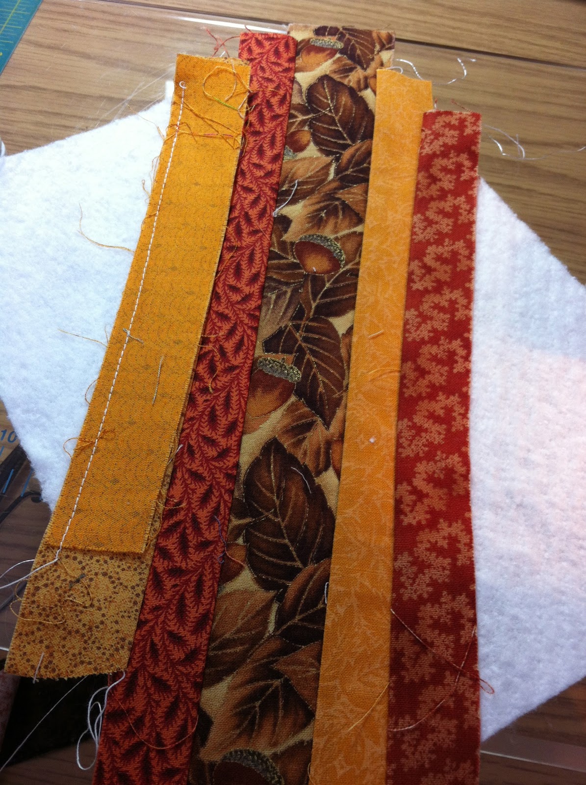 String Piecing Mug Rugs