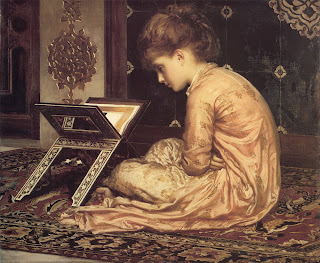 Lord Frederic Leighton Study at Reading Desk