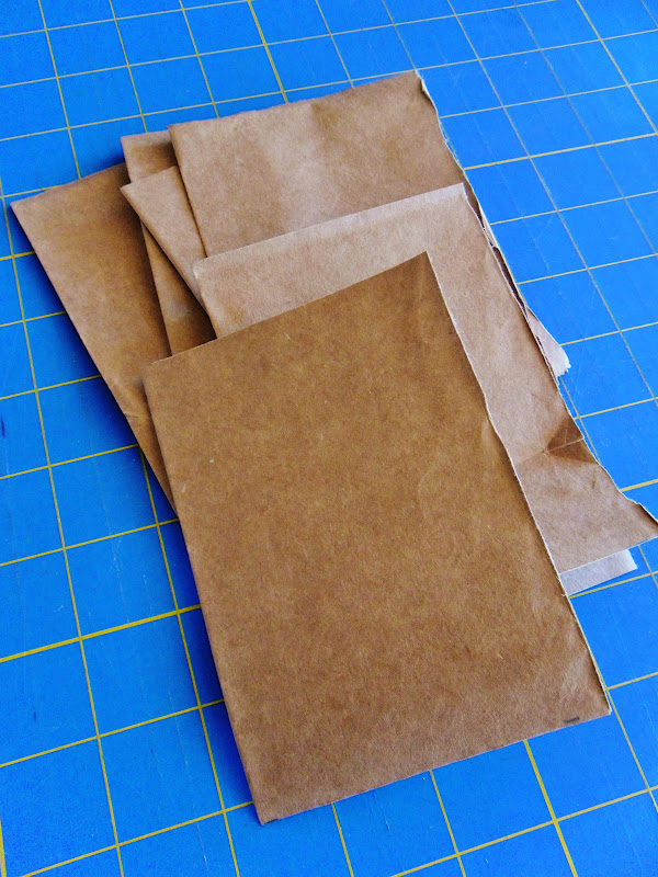 sketchy notions Paper Bag Notebook diy